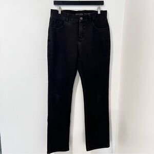 Soft Surroundings Black Straight Leg Jeans